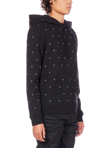 Unisex 100% Cotton Solid High Quality 2-in-1 Reversible Eco-Friendly Rhinestone Hooded Sweatshirt <b>Tracksuit</b> Lightweight - Product Image 4