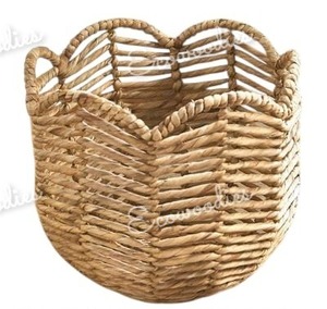 Hot Sale Custom Logo Large Tall Dirty Clothes Woven Jute Cotton Rope Laundry <b>Hamper</b> Storage Baskets for Living Room Toys - Product Image 3