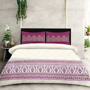 Fournisseur indien Drap de lit en coton à nombre élevé de fils Ensemble de couette imprimé pour la maison Décor de chambre d'hôtes Quantité en vrac disponible - Product Image 4