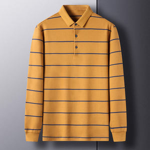 Polo de algodón 100% para hombre, Manga corta larga, secado rápido, transpirable, cuello vuelto, alta demanda disponible, estampado único XL - Product Image 3