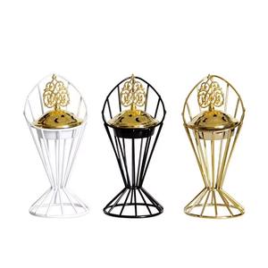 Quemador de incienso de Metal de lujo con luz árabe de Oriente Medio y difusor de aromaterapia Decoración de mesa soporte de incienso - Product Image 2