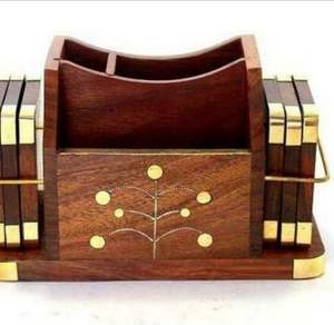 Nuevo Organizador de Escritorio de Madera Marrón Personalizado para Oficina y Escuela, Combinación de Diseño Moderno - Product Image 5