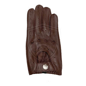 Gants d'extérieur en cuir avec finition résistante à l'eau et intérieur chaud Gants luxueux en cuir avec texture à grain naturel - Product Image 3