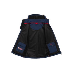 Veste légère en polyester à fermeture éclair pour hommes, veste souple personnalisée avec doublure polaire chaude, élégante et moderne - Product Image 6