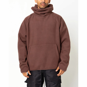 Men long hoodie warm inner lining cotton blend full sleeves casual design great for colder weather and casual outings - Product Image 3