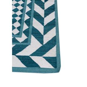 พรมขนสัตว์ทอลายเรียบแบบอัลฮัมบรา ไอวอรี่ ลายเรขาคณิต สำหรับตกแต่งบ้าน-ADWP-13056 - Product Image 4