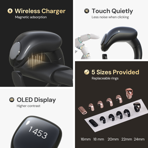 Anillo <span class=keywords><strong>Tasbih</strong></span> electrónico de plástico inteligente Eid Ramadán oración musulmana Misbah con función de reloj despertador regalo para musulmanes - Product Image 2