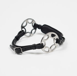 Challenger Horse Ajustable Reutilizable Cuero duradero Bitless Brida Entrenamiento Hackamore para herramienta de equitación equina - Product Image 2