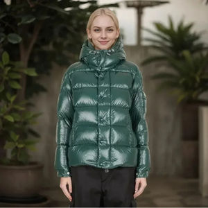 Chaqueta acolchada personalizada Unisexthe North, chaqueta de plumón de algodón con cara de mujer, chaquetas transpirables para hombre - Product Image 1