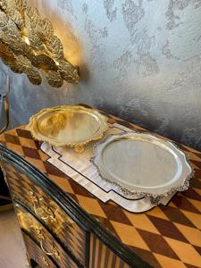 Support à gâteau de haute qualité en argent finition designer, idéal pour les occasions spéciales, les événements festifs, les cadeaux et l'usage familial, en provenance d'Inde - Product Image 4