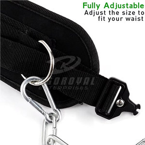 Cinturón de inmersión de neopreno con logotipo personalizado, cinturón de inmersión de neopreno al por mayor disponible para marcas de fitness y minoristas deportivos - Product Image 2