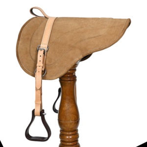 Premium Quality KGN International KGN-BPS08 Classical Western Leather Bareback Saddle <b>Pad</b> Comfortable Sports Entertainment <b>Felt</b> - Product Image 3