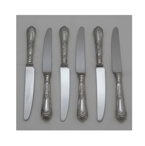 Couteau à beurre en acier inoxydable Outils à gâteau Artisanat 6 pièces Ensemble de couteaux en acier Couteau à beurre de fabricant de meilleure qualité - Product Image 5