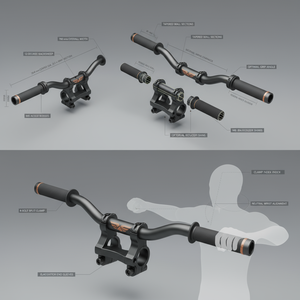 Guidon de scooter | Remplacement universel robuste, résistant à la rouille et compatible OEM - Product Image 2