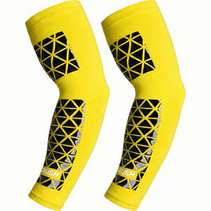 Manguitos de compresión deportivos personalizados con diseño y colores a medida, estampado propio, transpirables, refrescantes, con soporte muscular, venta al por mayor de fábrica - Product Image 5