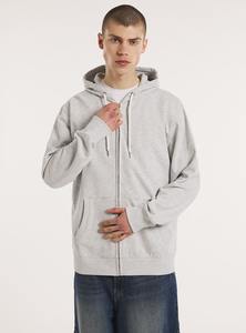 Sudadera con cremallera de gran tamaño para hombre Proveedor Sudadera con capucha holgada elegante para ropa de estilo callejero - Product Image 2