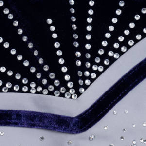 Uniforme de cheerleading pour filles imprimé sur mesure de haute qualité |   Ensemble de tenue de cheerleading professionnel, logo personnalisé, 100% polyester, rapide - Product Image 6