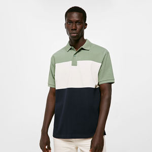 Maillot respirant brodé à manches courtes en coton 100% décontracté pour hommes nouvelle collection de polos grande taille - Product Image 1