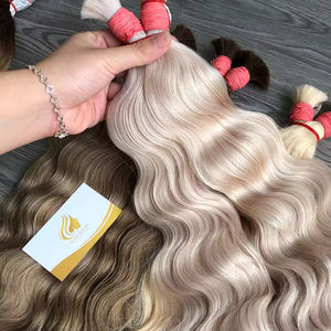 Mejor Precio Bulk 100% Virgen No Remy Textura Recta Estilo de Lujo Extensiones de Cabello Humano De Vietnam Alta Calidad Al Por Mayor - Product Image 1