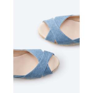 Sandali con zeppa in tela in edizione limitata Llansa - Product Image 3