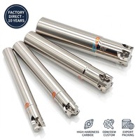 CNC barre de fraise à alimentation rapide double face LN11 refroidissement interne moulin à surfacer enduit de précision emballage de boîte ODM personnalisable