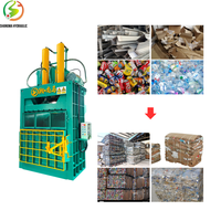 Presse à balles verticale pour le recyclage des déchets de bouteilles en plastique, de carton et de métal en 2026