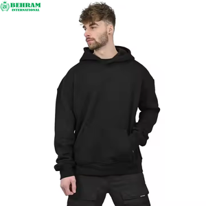 Sudaderas con Capucha Extra Grandes Personalizadas Unisex de Primera Calidad, Sudaderas Térmicas Transpirables de Forro Polar Técnico, Poliéster/Algodón, Hombros Caídos - Product Image 3