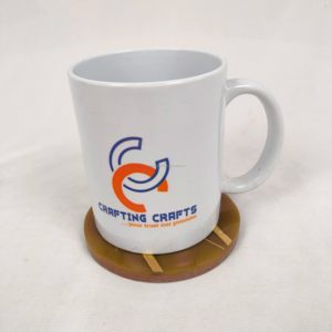 แผ่นรองแก้วไม้ ประดับเรซิ่นและกระดูก ดีไซน์ทันสมัย เป็นมิตรกับสิ่งแวดล้อม ขนาดสั่งทำได้ ผิวขัดเงาสีแดง คุณภาพดี ราคาประหยัด เส้นผ่านศูนย์กลาง 300 มม. - Product Image 1