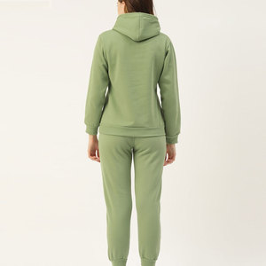 Automne hiver XXL décontracté femmes polaire survêtements haute qualité respirant séchage rapide couleur unie Logo personnalisé Top vente bas prix - Product Image 3