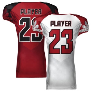 Uniformes de l'équipe de football américain pour jeunes fabriqués sur mesure Maillot de football américain respirant en grandes tailles - Product Image 2