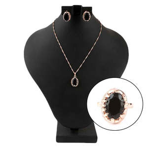 Women's Fancy <b>Locket</b> Set - Black - Product Image 1
