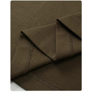 Camiseta Deportiva de Manga Larga para Hombre, Resistente a las Arrugas, de Secado Rápido, con Cierre de Cremallera, de Spandex/Poliéster, Color Sólido, para Otoño - Product Image 5