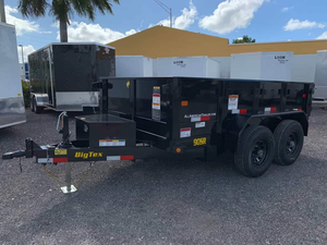 BigT 90SR Dump <b>Trailer</b> Black High Safety Level Farm Use High Productivity 4-Year Warranty 14000kg Capacity - Product Image 4
