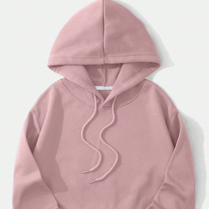 เสื้อสเวตเตอร์ขนแกะแบบสวมหัวมีฮู้ดสำหรับผู้ชายเสื้อกันหนาวแบบสวมหัวสไตล์เรียบ/เปล่า - Product Image 1