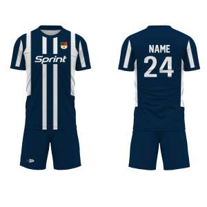 Retro Custom Soccer Wear Full Set Men's Football Jersey with Long Sleeves Youth Training Uniforms Sublimation <b>Kits</b> - Product Image 1