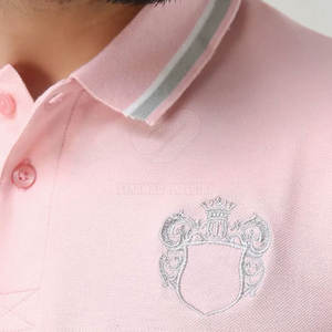 Polo elegante con bordado en el pecho para ocasiones formales, marca o uniforme de empresa, Polo bordado - Product Image 4