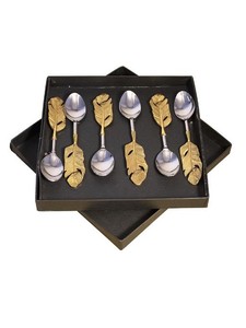 Meilleure qualité à la main en métal feuille poignée or au tarif de gros pour une utilisation de fête de mariage - Product Image 3