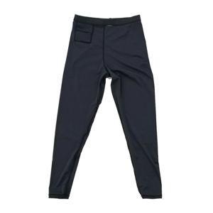 กางเกงโยคะพิมพ์ลายสีดำของผู้หญิงสง่างามใส่ได้พอดีกับเอวขนาดกลางแบบสปอร์ตพร้อมชุดป้องกันผื่นว่ายน้ำแห้งเร็วแบบกระชับสัดส่วนถึง50 - Product Image 4