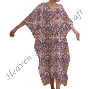 ชุดเดรสยาวแบบคาฟตันผ้าฝ้ายสำหรับผู้หญิง ดีไซน์เนอร์จาลาบียะห์ ปี 2026 รุ่น BPK087 ชุดอิสลามแบบคาฟตันยาว จิลบาบ ชุดคลุมมุสลิมแบบอบายะห์ สำหรับผู้หญิงไซส์ใหญ่ - Product Image 2