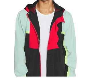 Chaqueta cortavientos impermeable para hombre de último diseño para correr, cortavientos de color transpirable con cremallera para invierno - Product Image 6