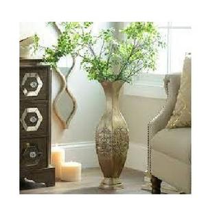 Florero de artesanía pulido de plata moderna, jarra de flores de recipiente de Metal transparente con forma personalizada para mesa de cena de hoteles - Product Image 3