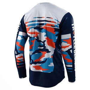 Custom Wholesale Breathable Fabric Design Your Own Sublimation Printed Cotton Unbranded Blank Bmx Motocross Jerseys - Product Image 1