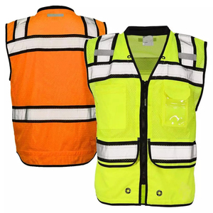 Customized Hi Vis Security Vest Jackets Highest Quality Best Selling <b>Safety</b> <b>Products</b> - Product Image 6