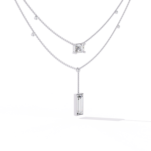 Beautiful 18k Gold Lab Grown Diamond Necklace for Ladies - Product Image 5