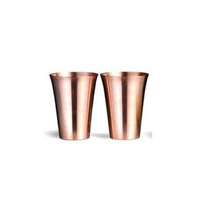 Taza Moscow Mule de Cobre Indio Martillado, Ecológica y Desechable, Color Natural, Caja de Regalo, Artesanía Moderna - Product Image 1