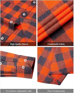 Fabriqué sur mesure au Pakistan 100% coton couleur unie chemises en flanelle vêtements d'extérieur élégant poche poitrine respirant séchage rapide pour les hommes - Product Image 4