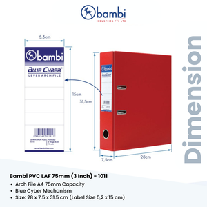 อุปกรณ์เครื่องเขียนที่เก็บเอกสารแบบพับเก็บได้75มม. (3นิ้ว) วัสดุ PVC A4 - Product Image 4
