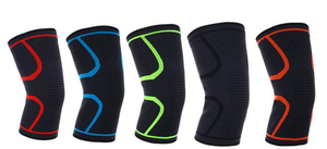 Unisex High Quality Nylon Compression <b>Knee</b> <b>Sleeve</b> Customizable Logo Color Breathable Design Heat-Transfer Printing Weightlifting - Product Image 5
