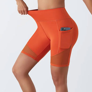 OEM vente en gros de shorts de fitness et d'entraînement de yoga pour femmes avec poches shorts de yoga pour femmes - Product Image 2