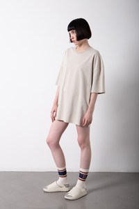 ผู้หญิงขนาดใหญ่พอดีหน้าจอพิมพ์เสื้อยืดสีที่กำหนดเองที่มีคุณภาพสูงผ้าฝ้าย100สบายๆ180-280แกรมรายการ OEM - Product Image 5